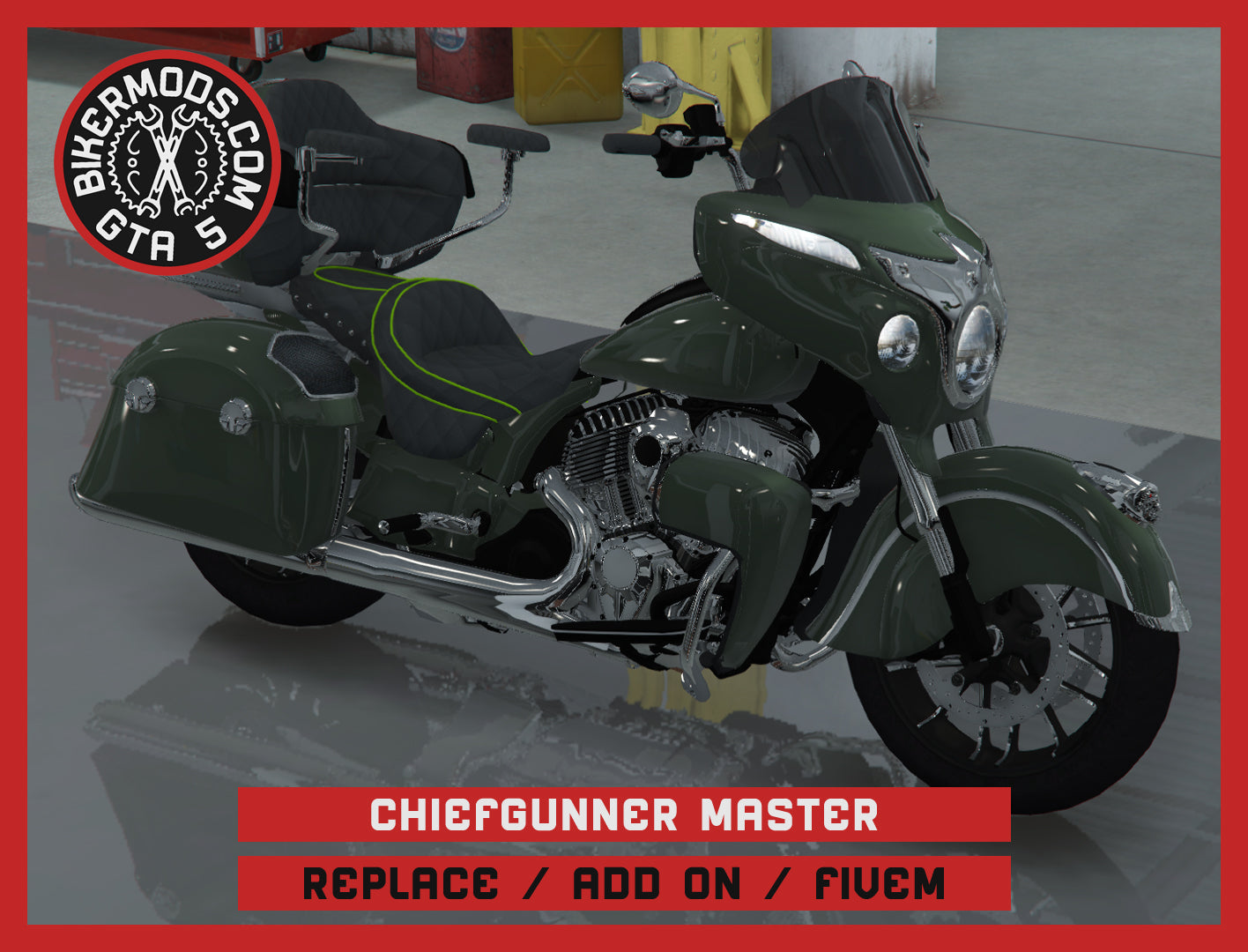 Chiefgunner Master (Replace / Add On / FiveM) 215k Poly