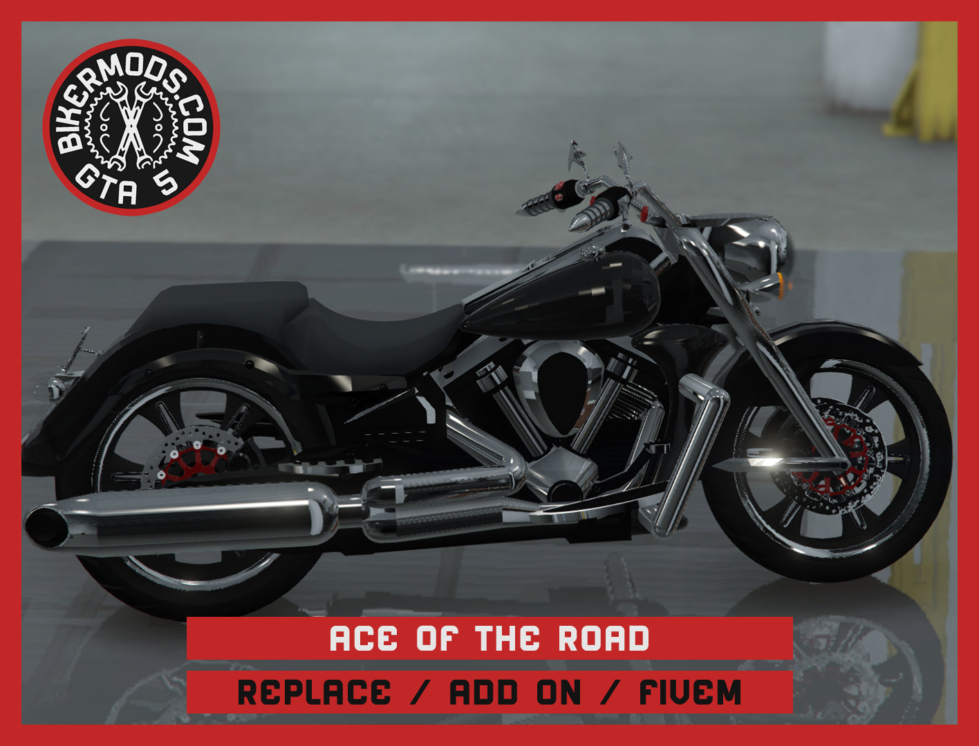 Ace of the Road (Replace / Add On / FiveM) 374k Poly