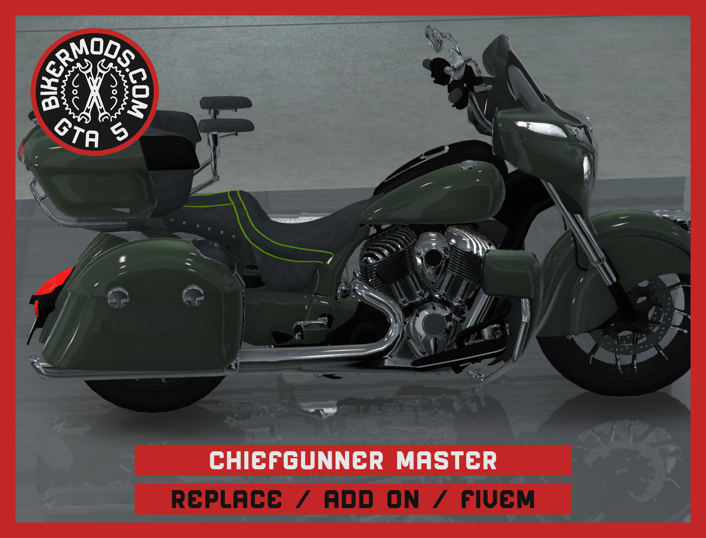 Chiefgunner Master (Replace / Add On / FiveM) 215k Poly