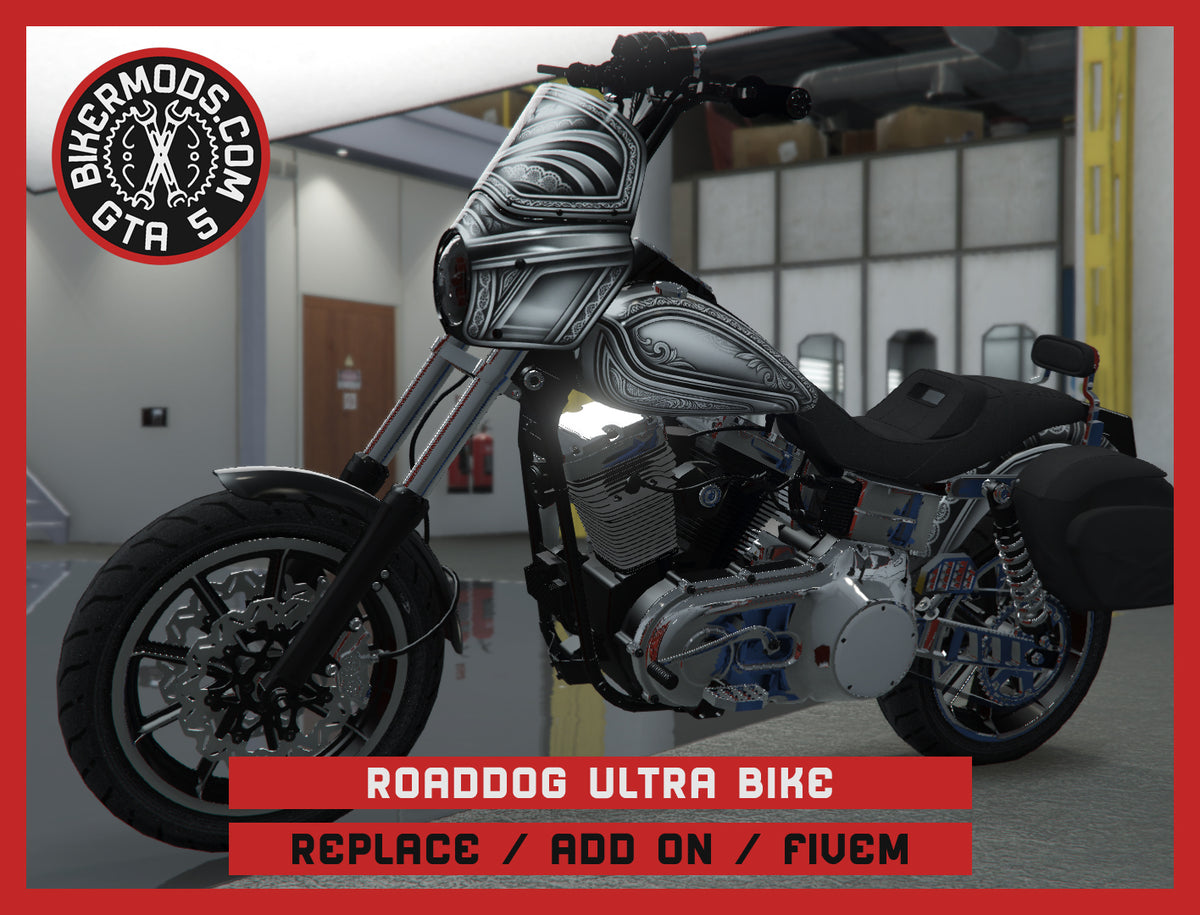 RoadDog Ultra Bike (Replace / Add On / FiveM) 436k Poly