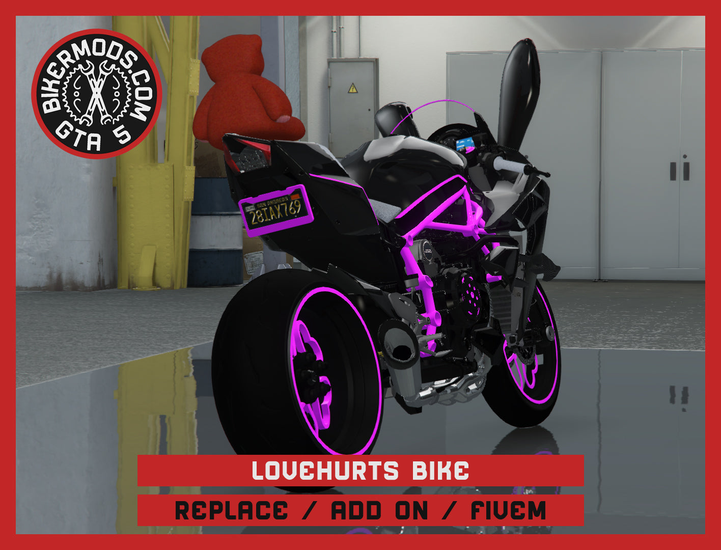Lovehurts Bike (Replace / Add On / FiveM) 209k Poly