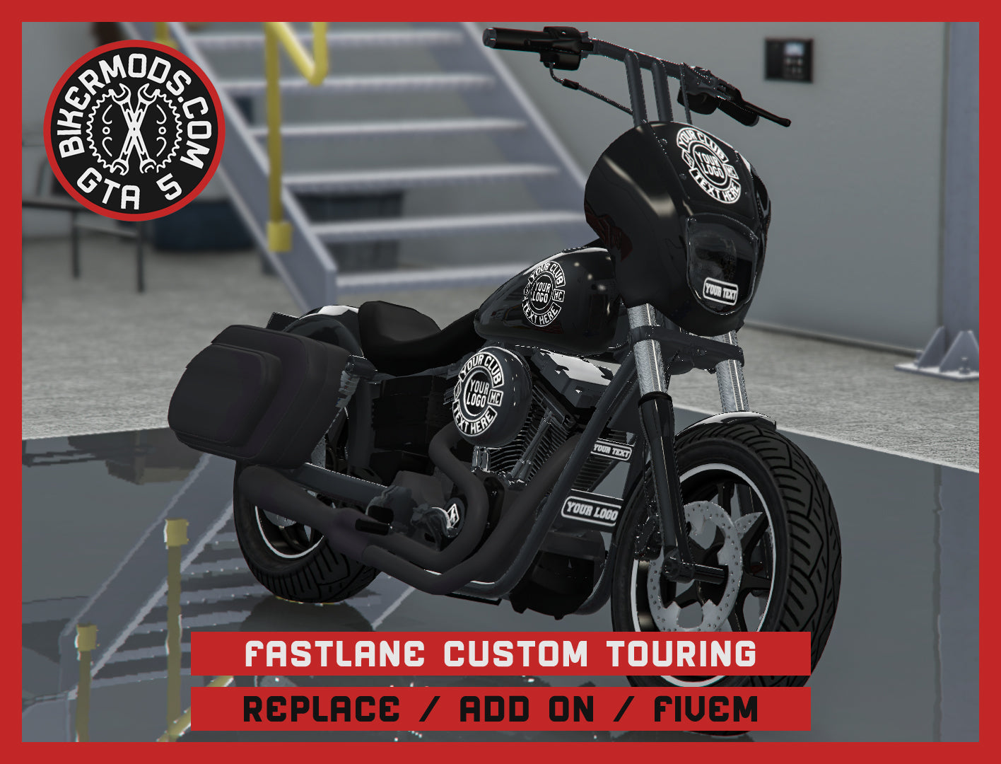 Fastlane Custom Touring (Replace / Add On / FiveM) 192k Poly