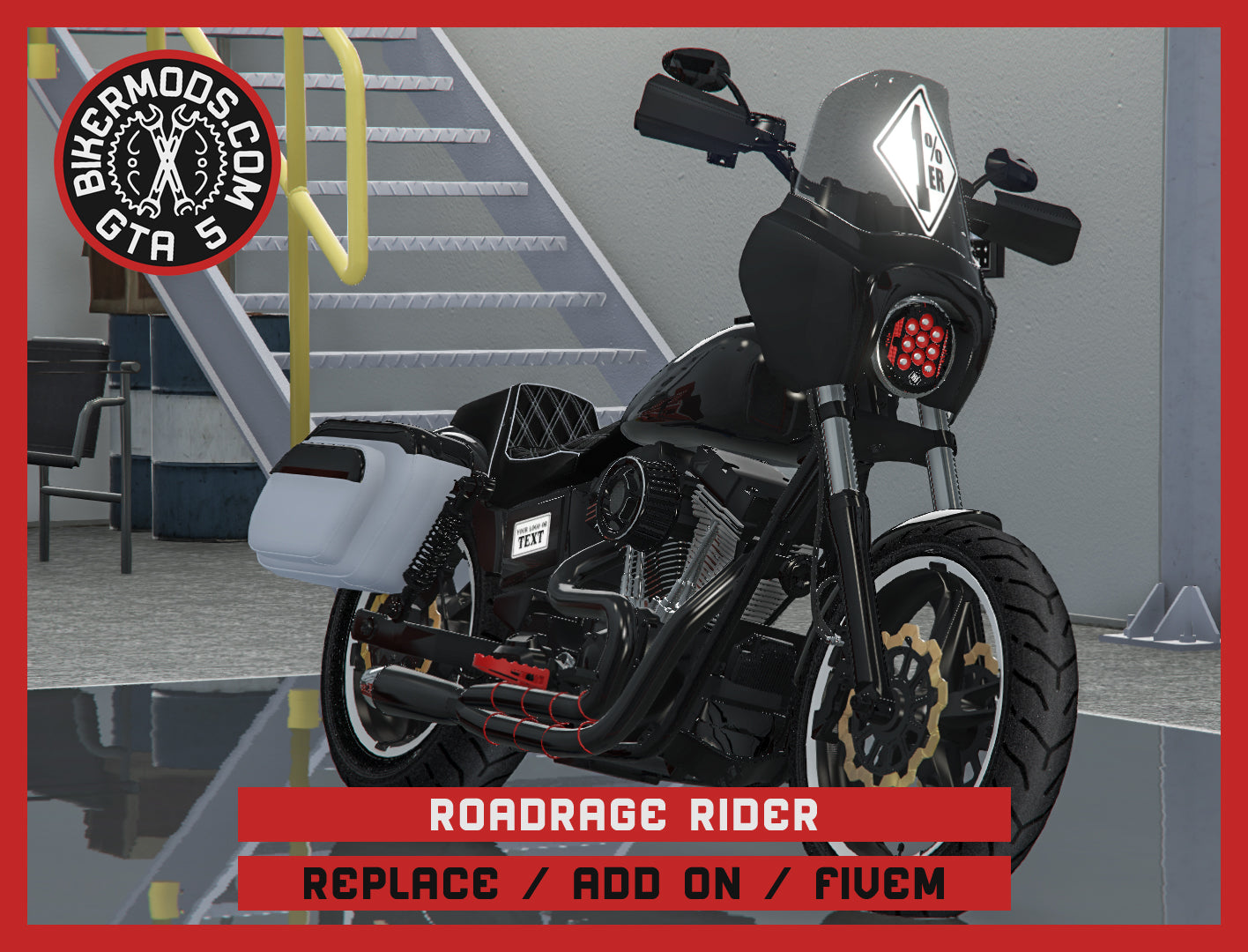 Roadrage Rider (Replace / Add On / FiveM) 375k Poly