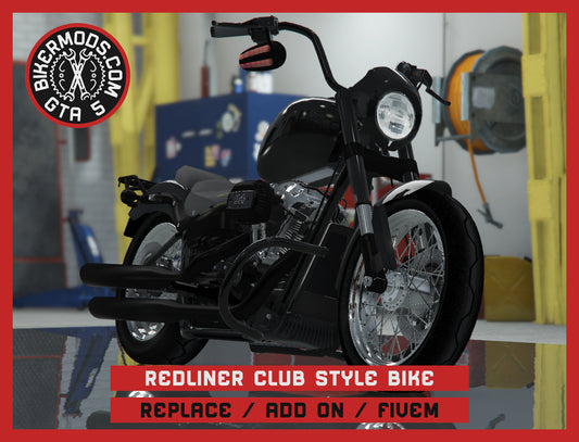 Redliner Club Style Bike (Replace / Add On / FiveM) 242k Poly