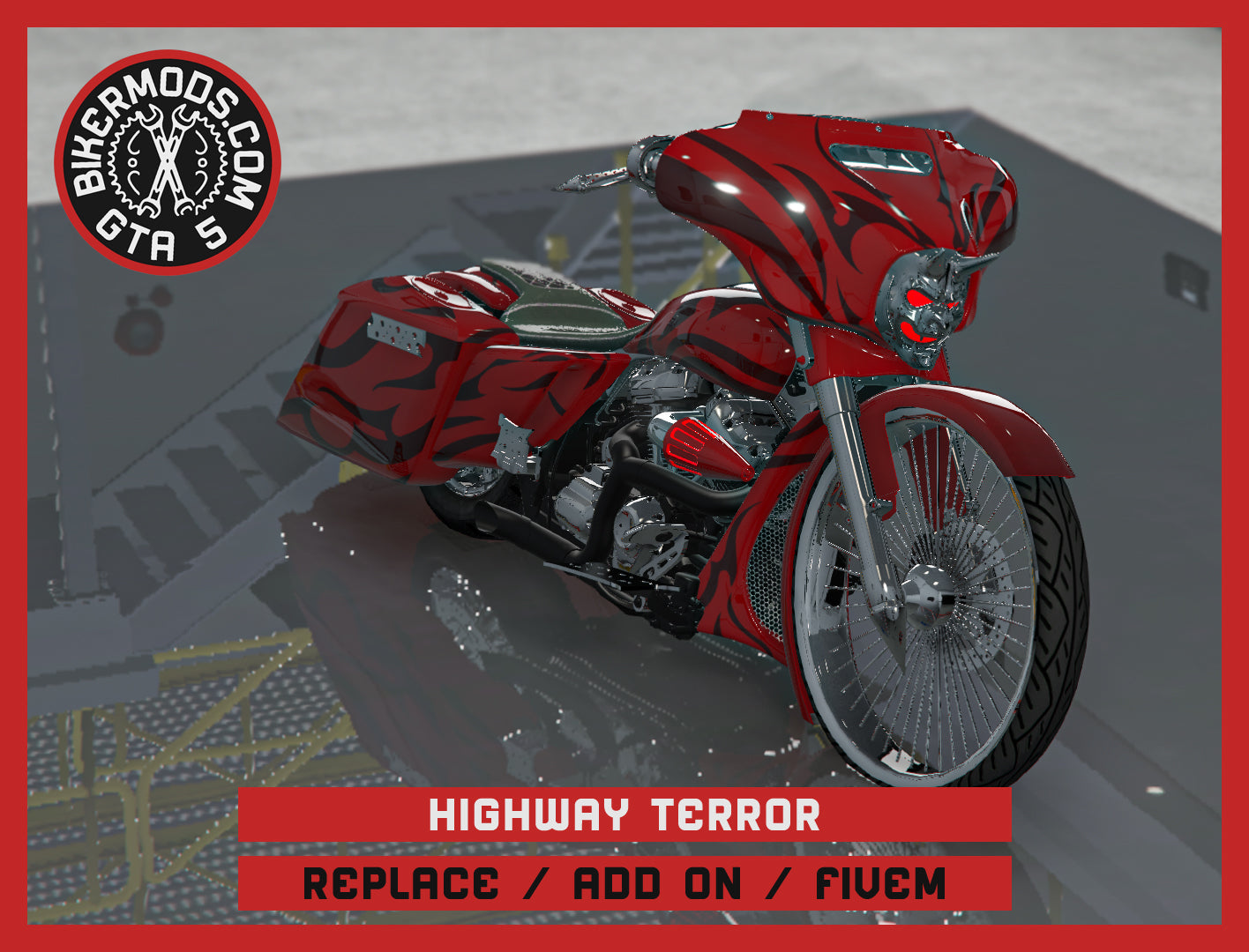 Highway Terror (Replace / Add On / FiveM) 186k Poly