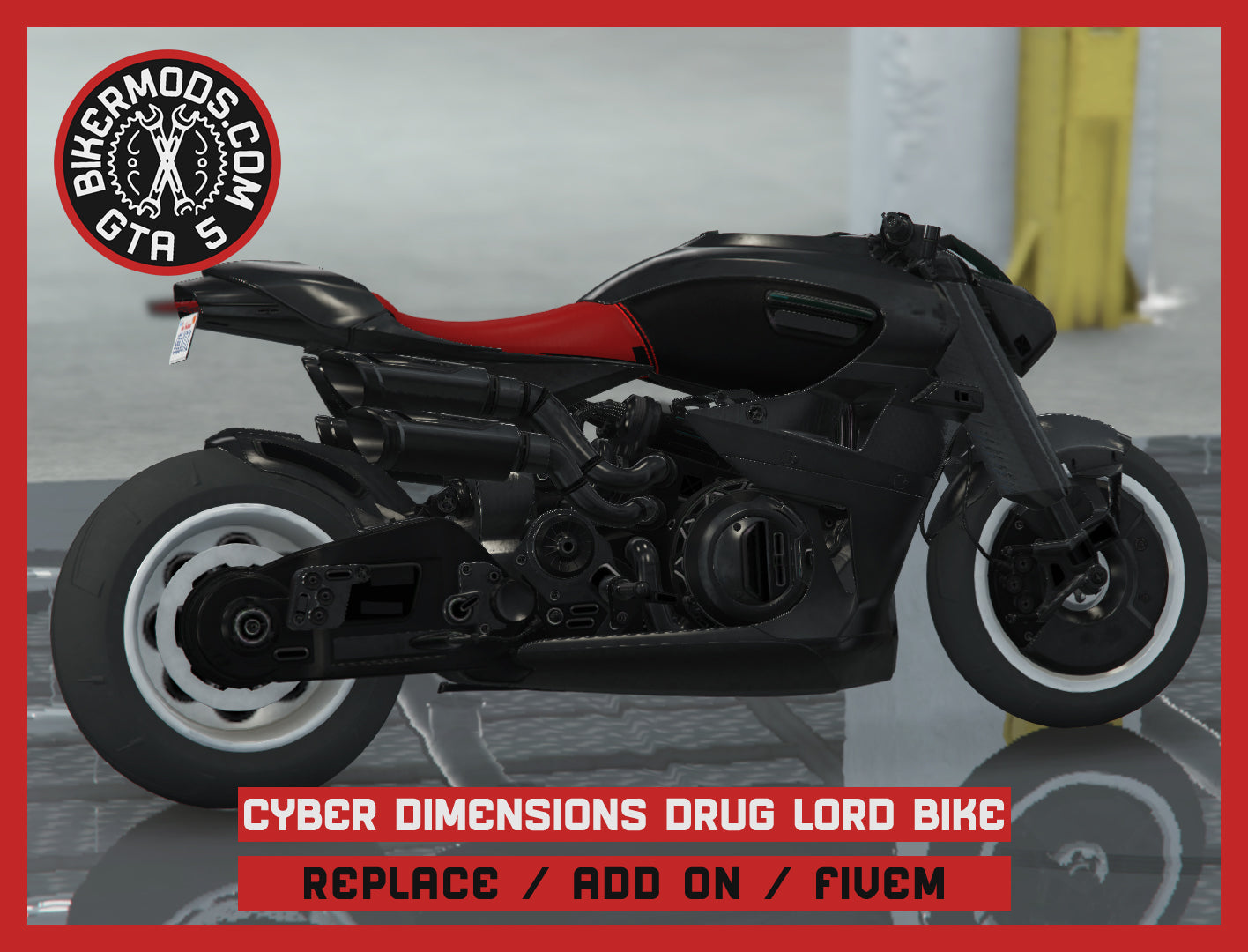 Cyber Dimensions Drug Lord Bike (Replace / Add On / FiveM) 81k Poly