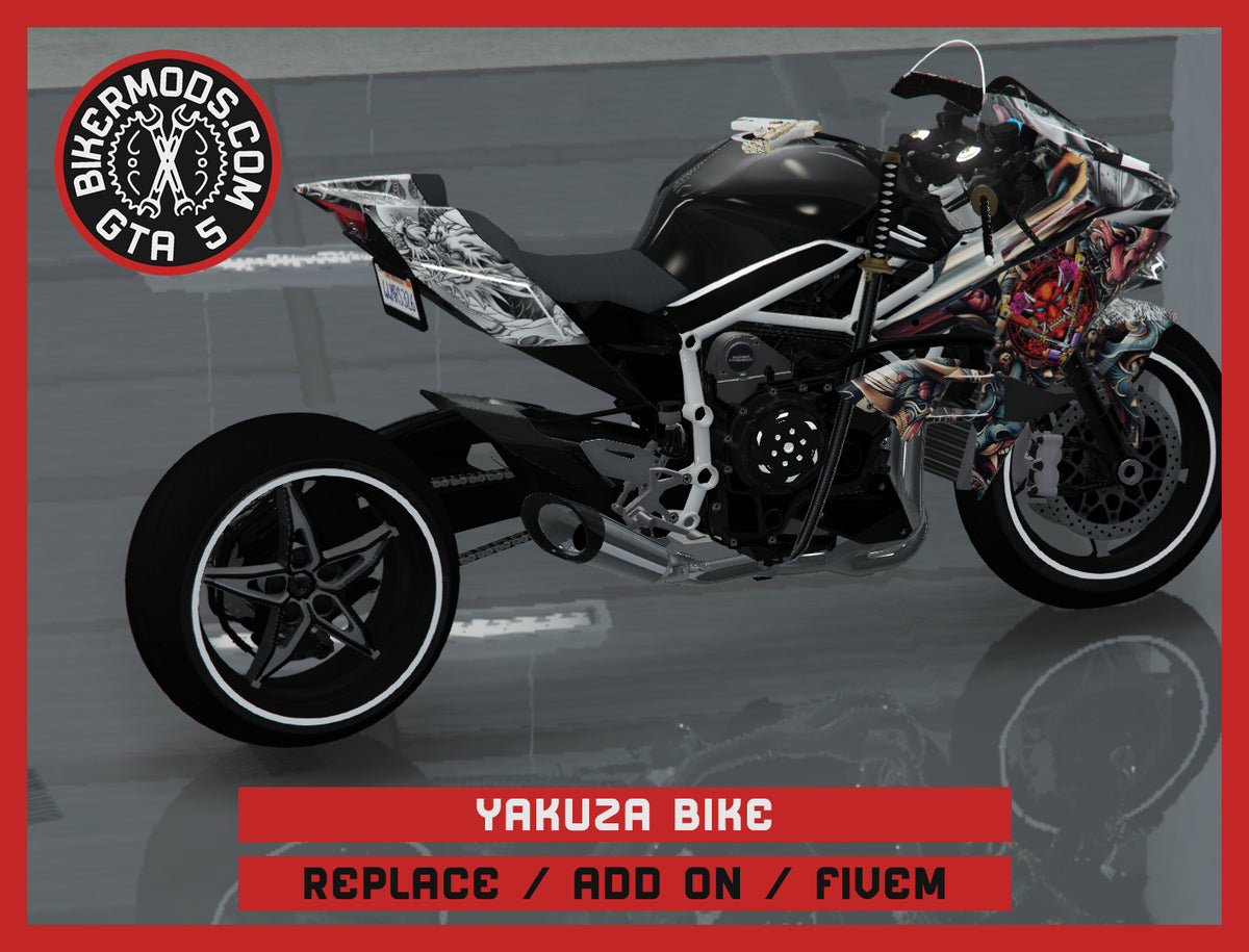 Yakuza Custom Bike (Replace / Add On / FiveM) 226k Poly