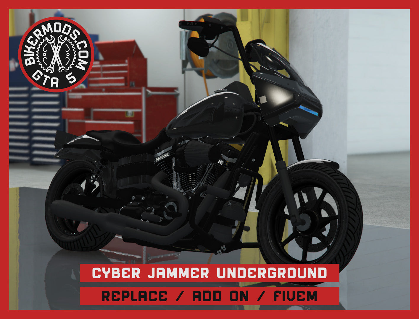 Cyber Demon Jammer Underground - RGB Animated (Replace / Add On / FiveM) 222k Poly