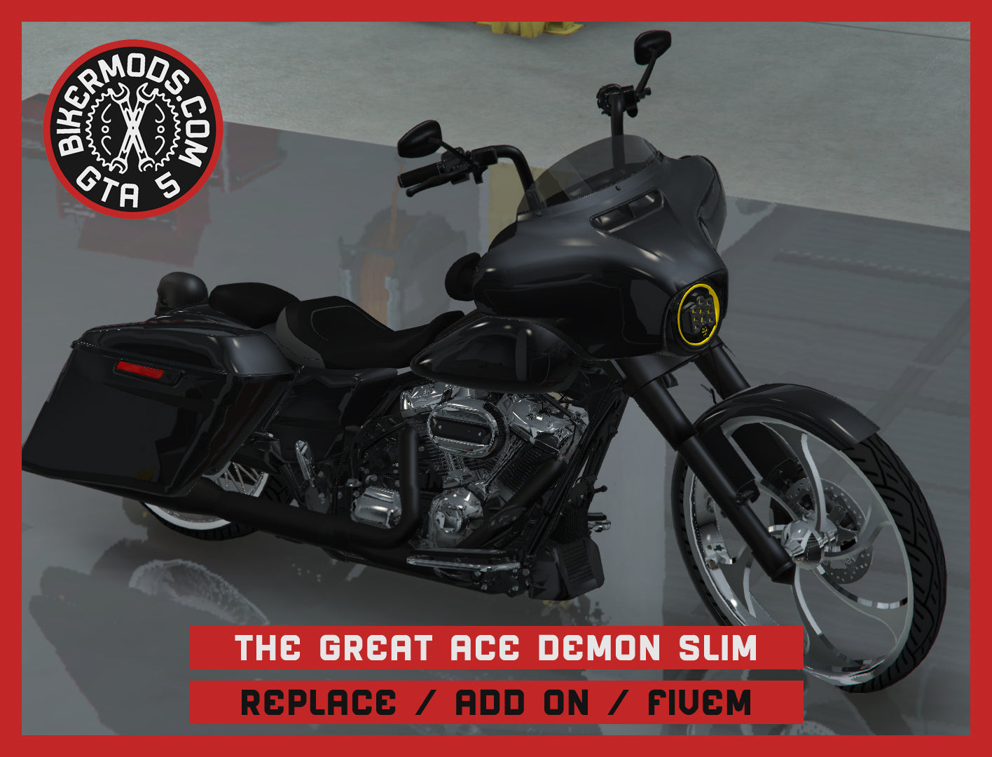 The Great Ace Demon Slim (Replace / Add On / FiveM) 146k Poly