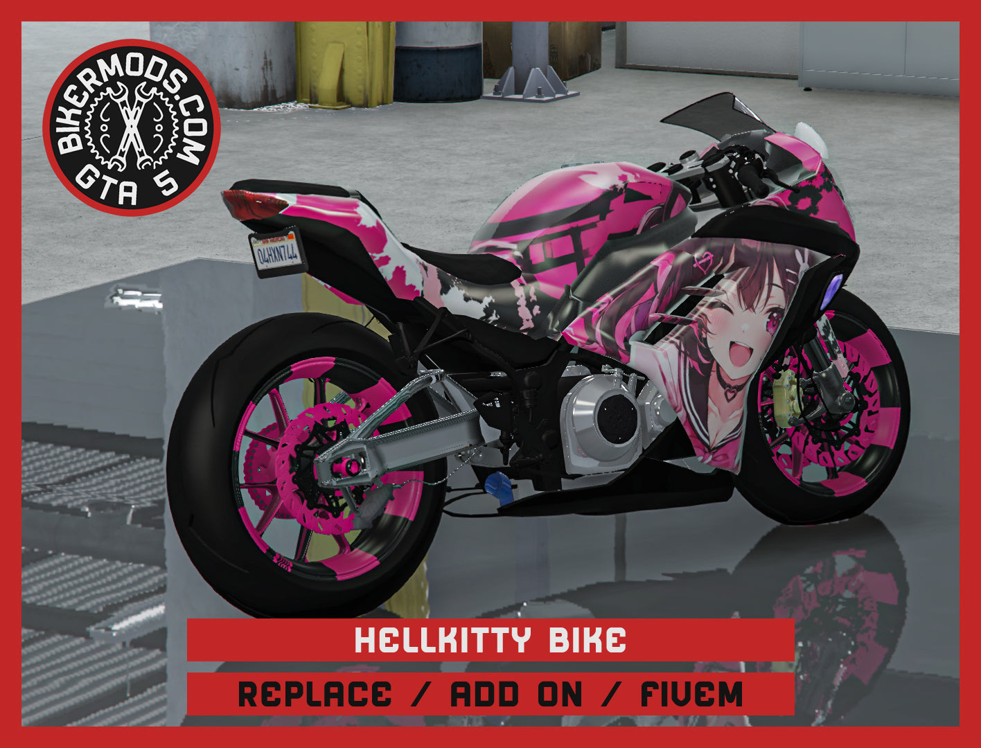 Hellkitty Bike (Replace Add On FiveM) 396k Poly