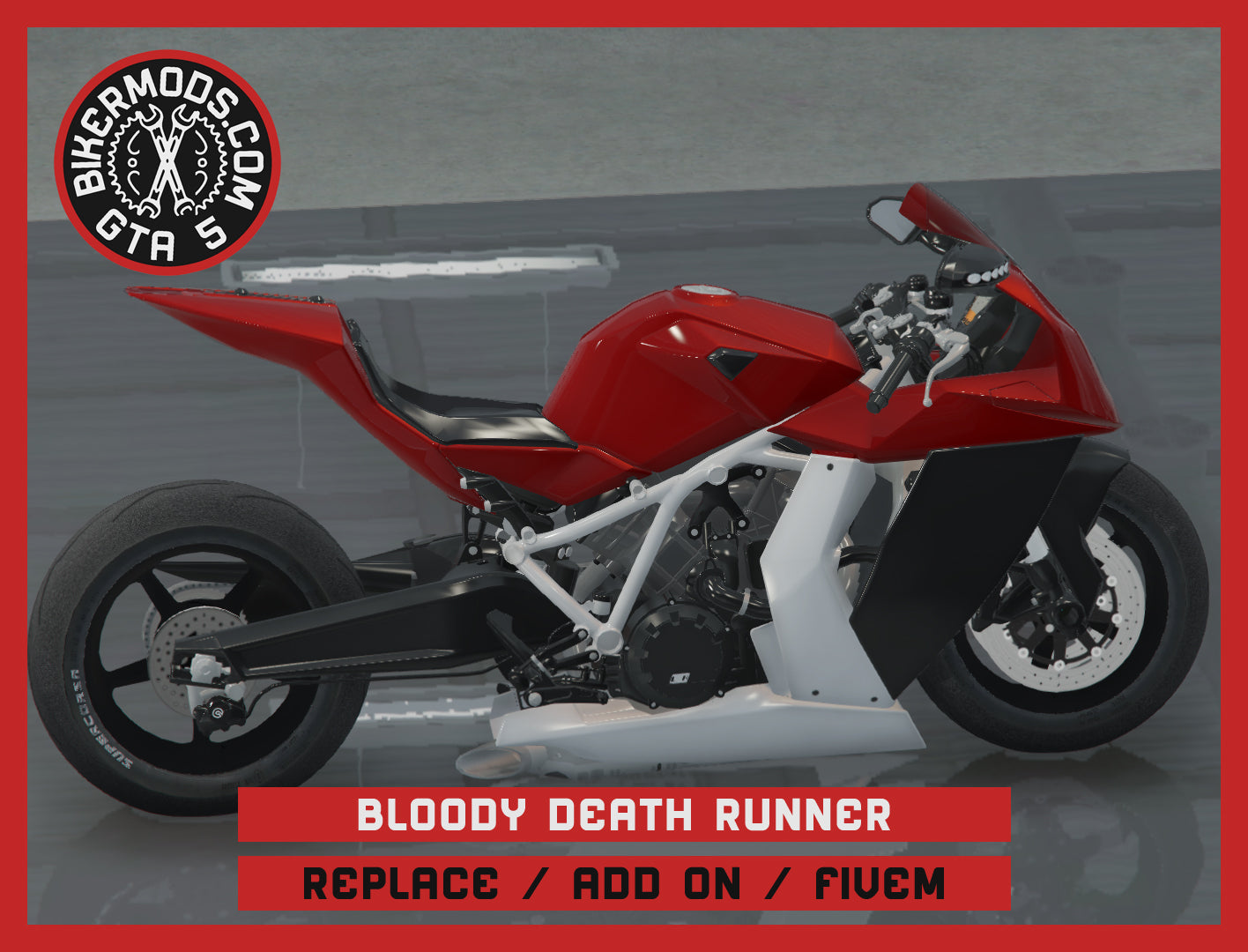 Bloody Death Runner (Replace / Add On / FiveM) 48k Poly