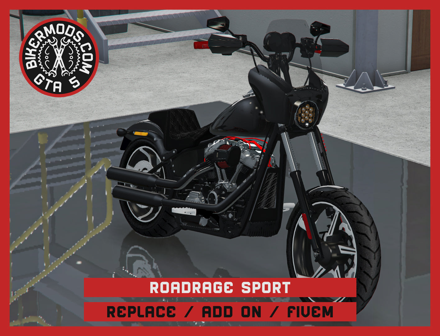 Roadrage Sport (Replace / Add On / FiveM) 307k Poly