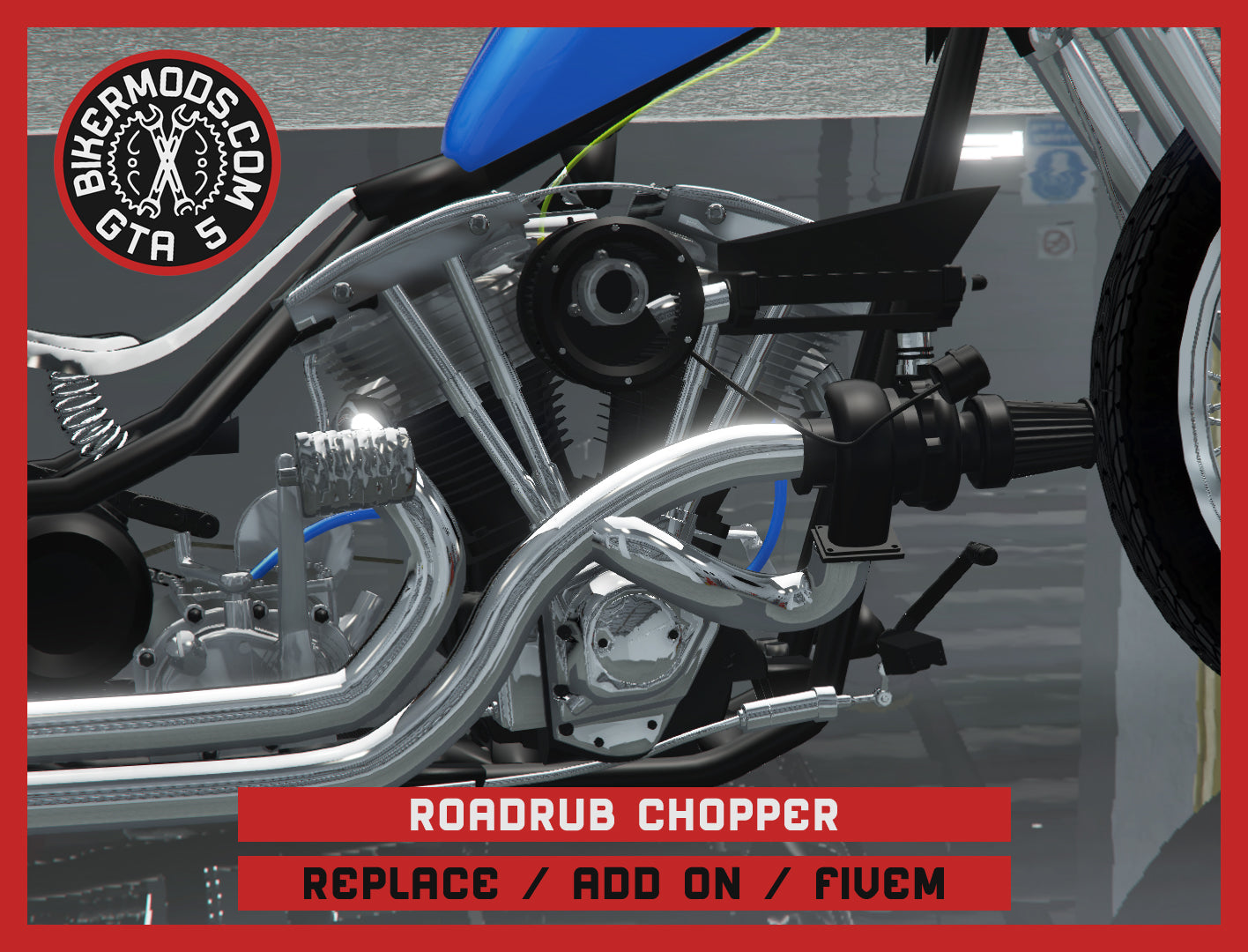 Roadrub Chopper (Replace / Add On / FiveM) 393k Poly