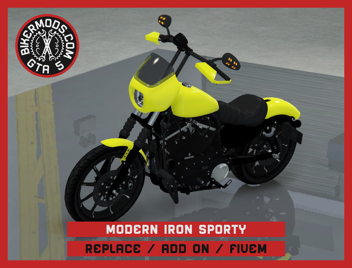 Modern Iron Sporty (Replace / Add On / FiveM) 180k Poly