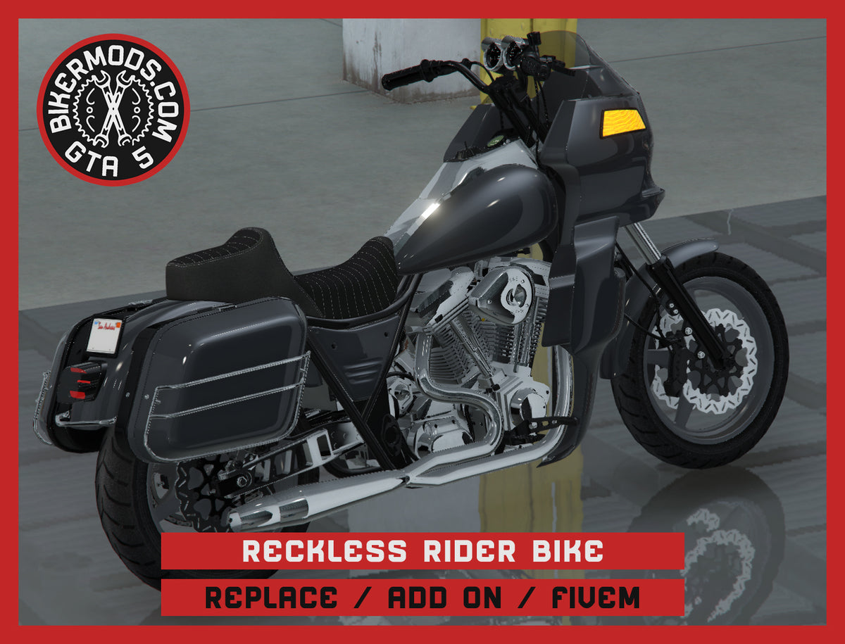 Reckless Rider Bike (Replace / Add On / FiveM) 340k Poly