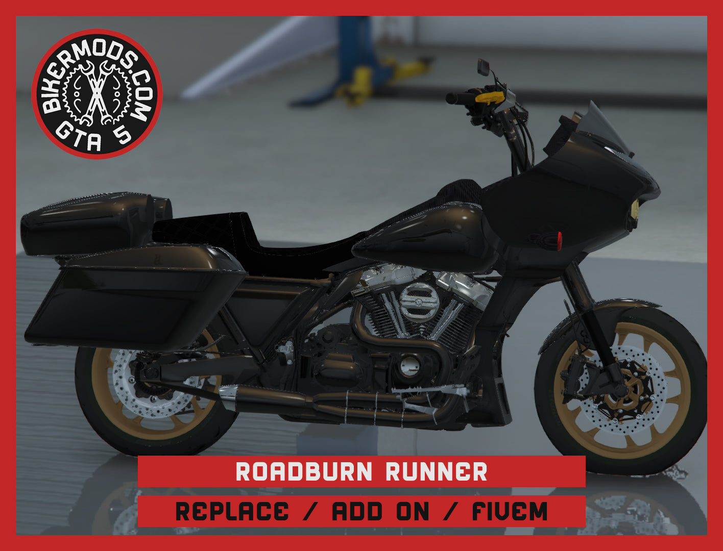 Roadburn Runner Gold Edition (Replace / Add On / FiveM) 301k Poly