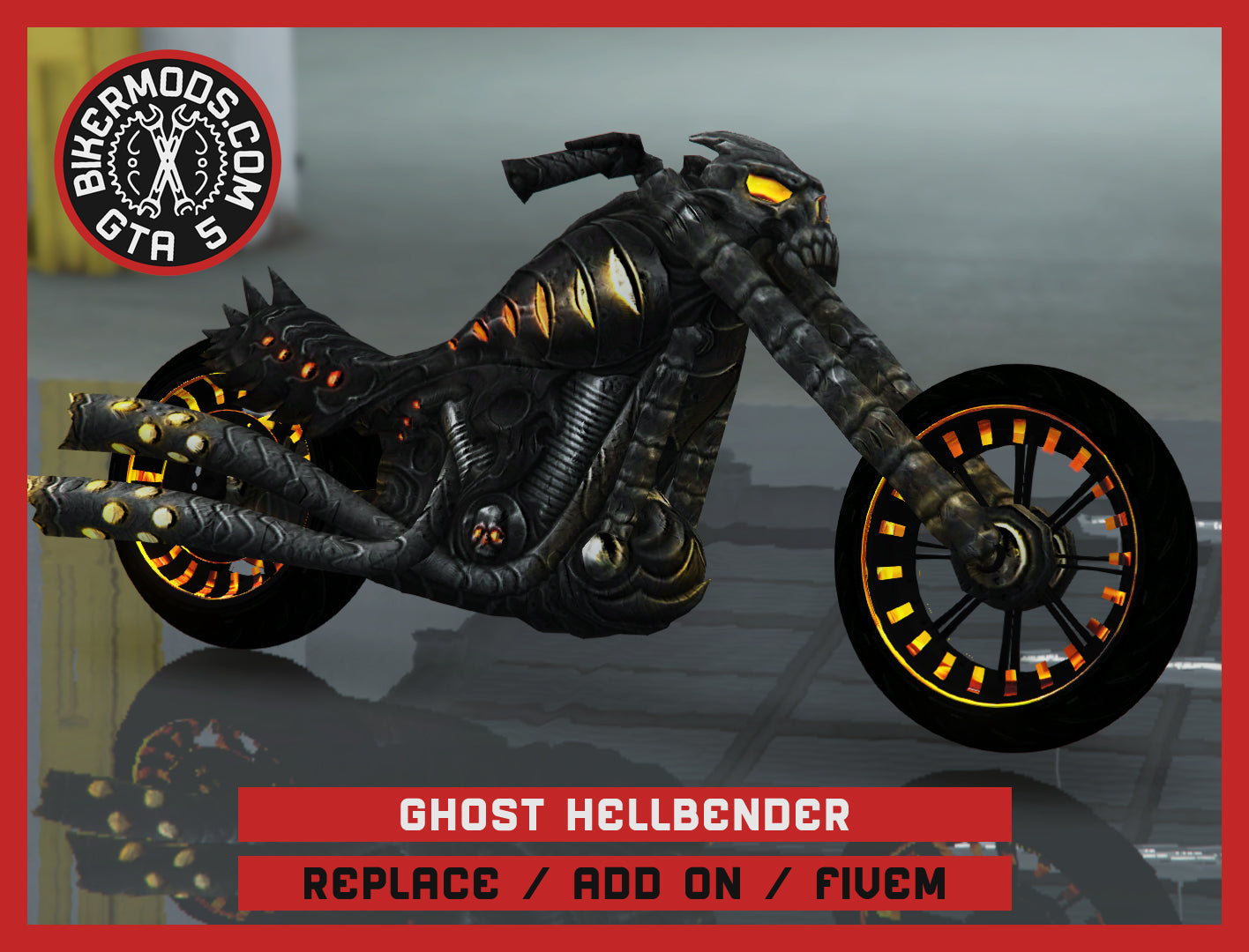 Ghost Hellbender (Replace / Add On / FiveM) 37k Poly