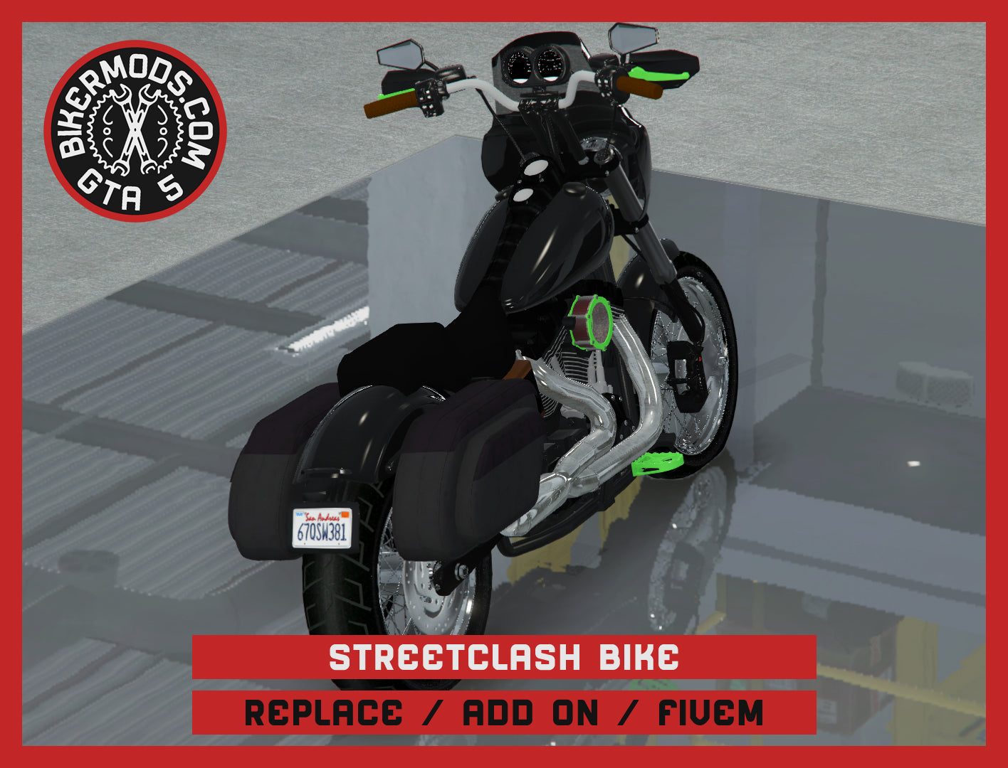 Streetclash Bike (Replace / Add On / FiveM) 396k Poly