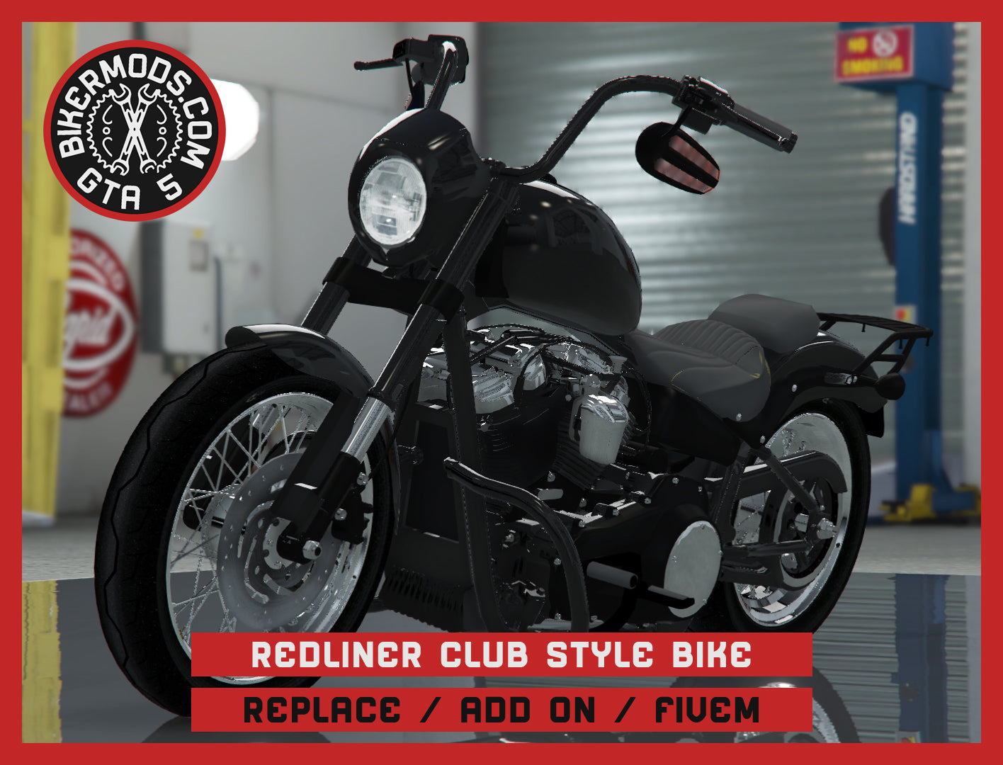 Redliner Club Style Bike (Replace / Add On / FiveM) 242k Poly