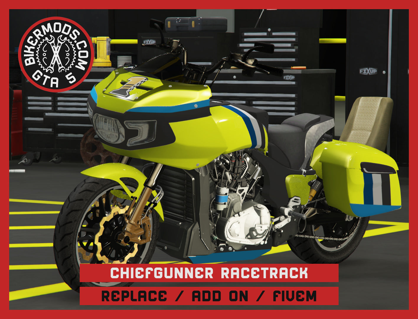 Chiefgunner Racetrack Edition (Replace / Add On / FiveM) 260k Poly