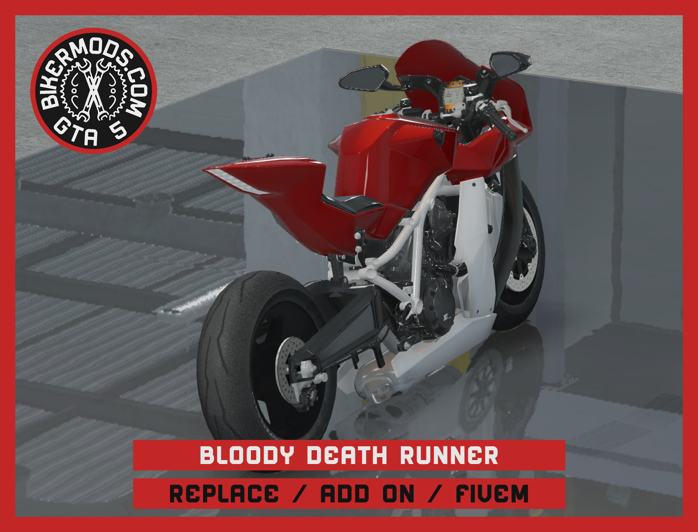 Bloody Death Runner (Replace / Add On / FiveM) 48k Poly