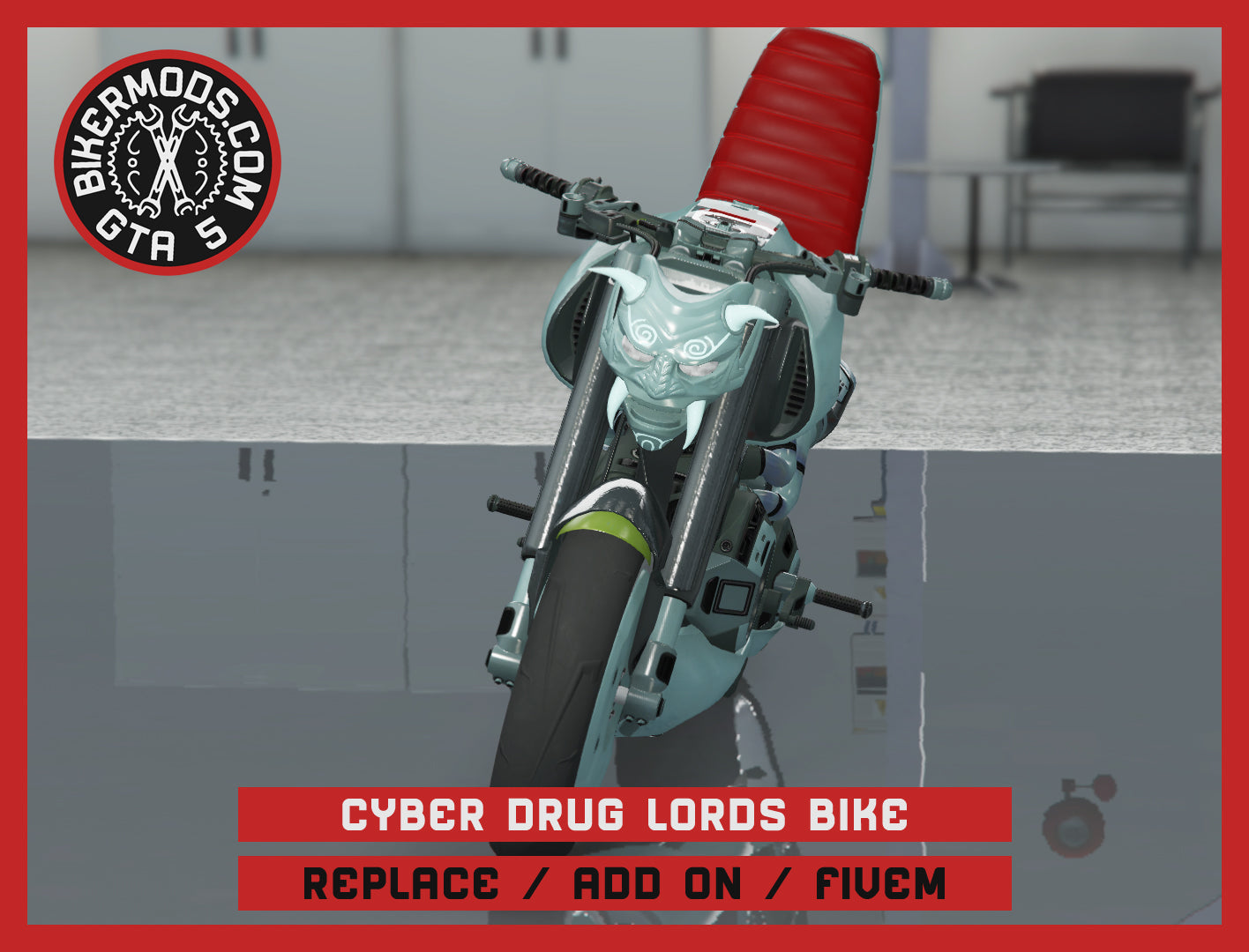Cyber Drug Lords Bike (Replace / Add On / FiveM) 80k Poly