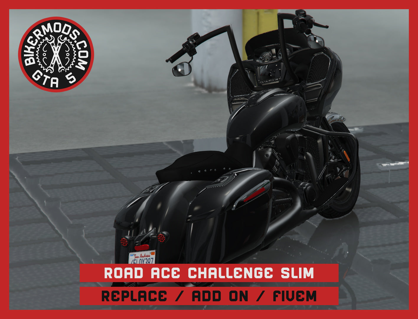 Road Ace Challenge Slim (Replace / Add On / FiveM) 507k Poly
