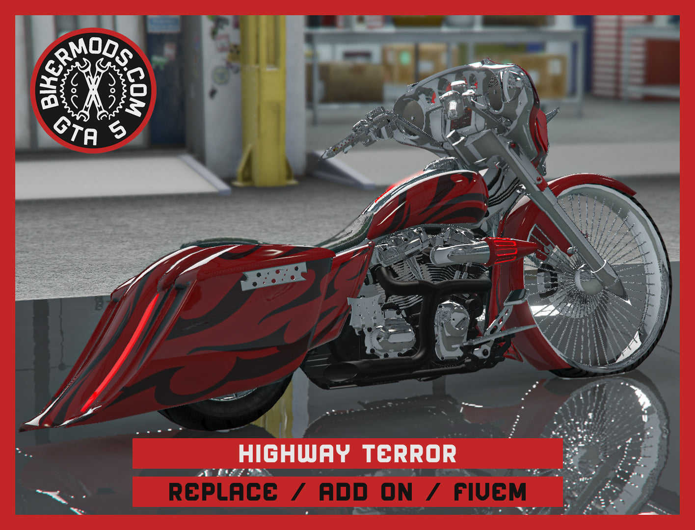 Highway Terror (Replace / Add On / FiveM) 186k Poly