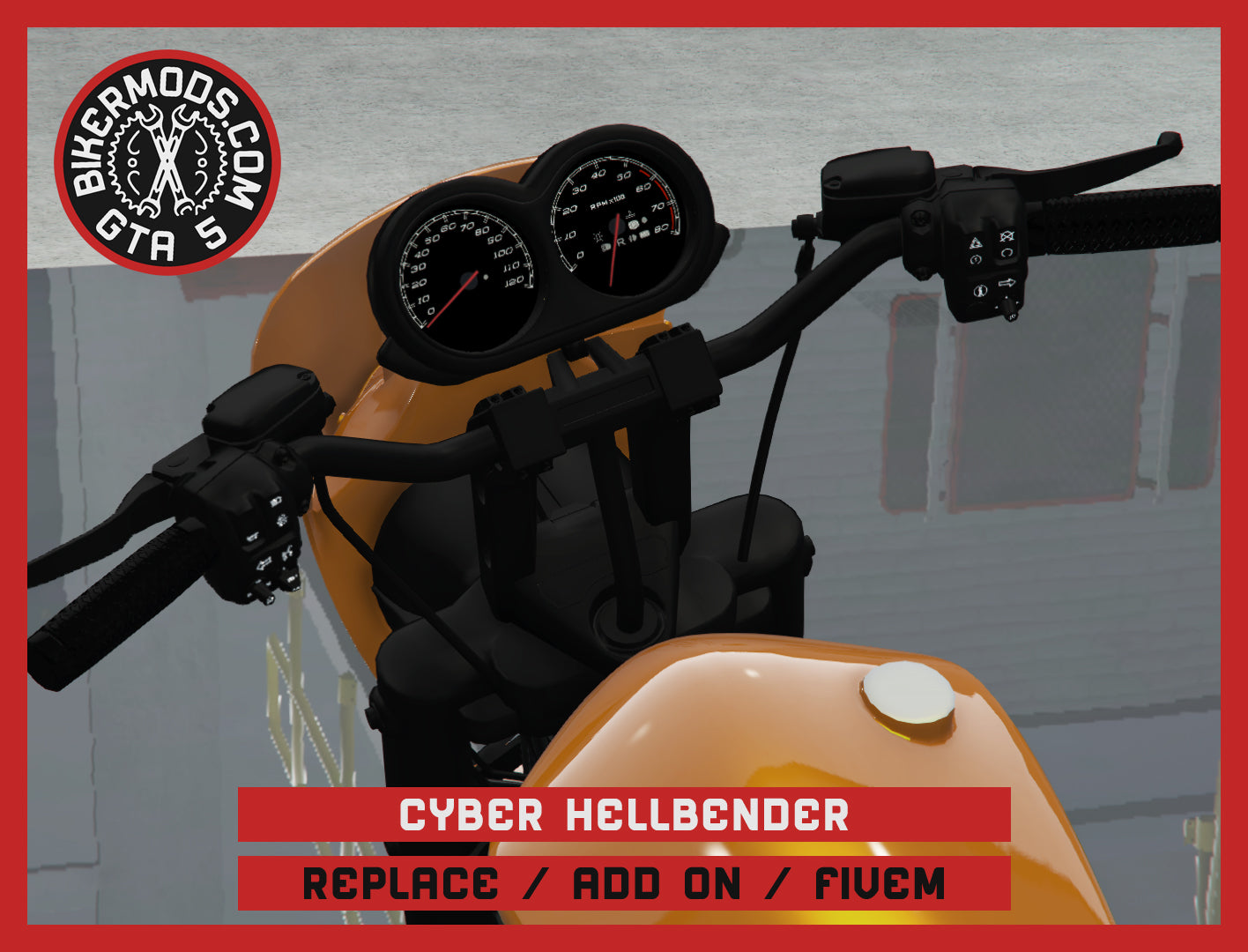 Cyber Hellbender (Replace / Add On / FiveM) Animated RGB Lights 301k Poly