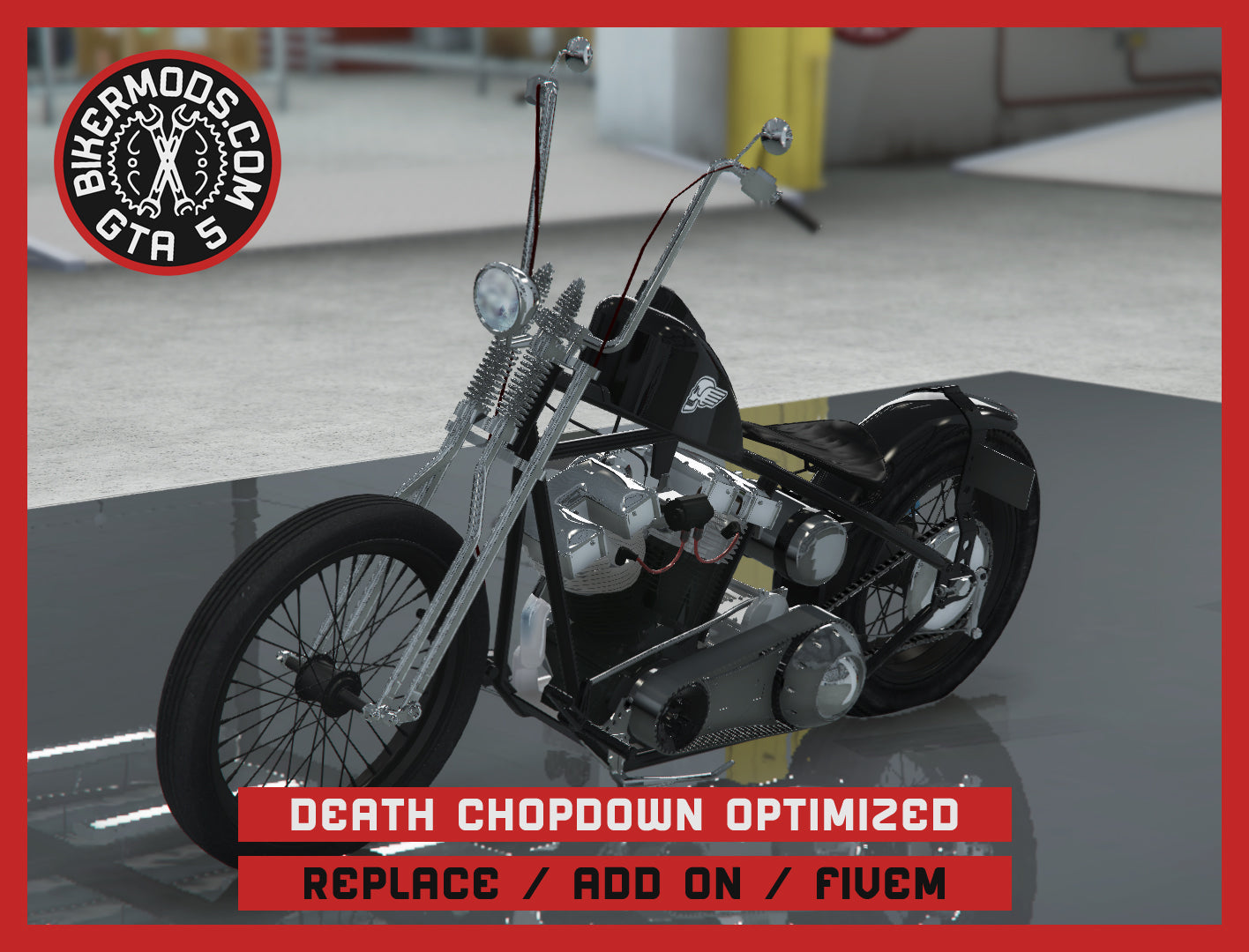 Custom Death Chopdown Optimized (Replace / Add On / FiveM) 241k Poly
