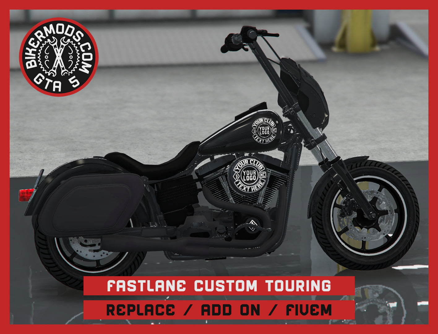 Fastlane Custom Touring (Replace / Add On / FiveM) 192k Poly