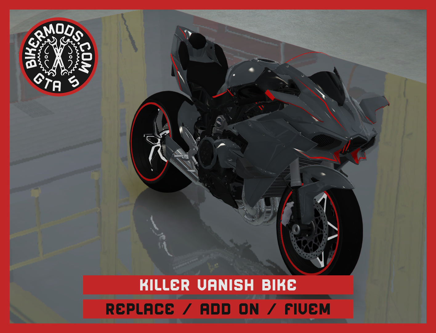 Killer Vanish Bike (Replace / Add On / FiveM) 195k Poly
