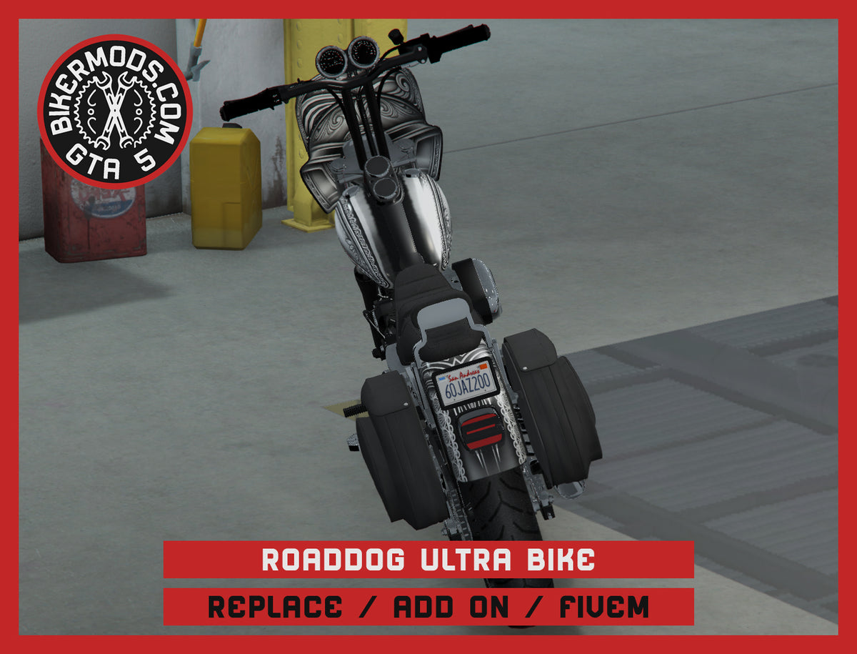 RoadDog Ultra Bike (Replace / Add On / FiveM) 436k Poly