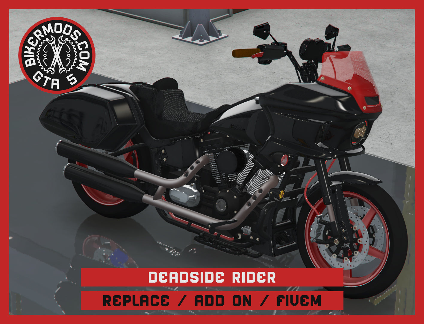 Deadside Rider (Replace / Add On / FiveM) 403k Poly