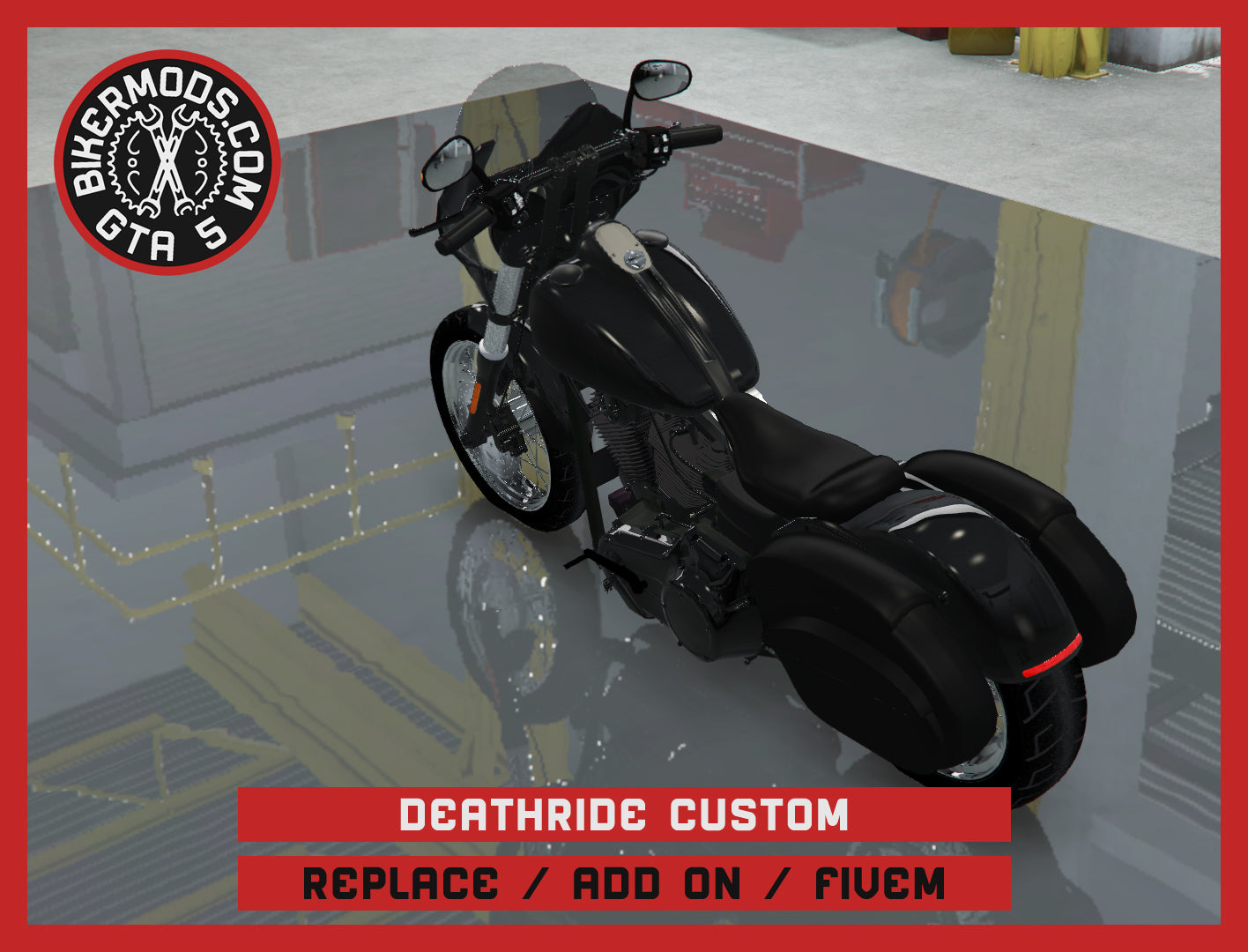 Deathride Custom (Replace / Add On / FiveM) 348k Poly