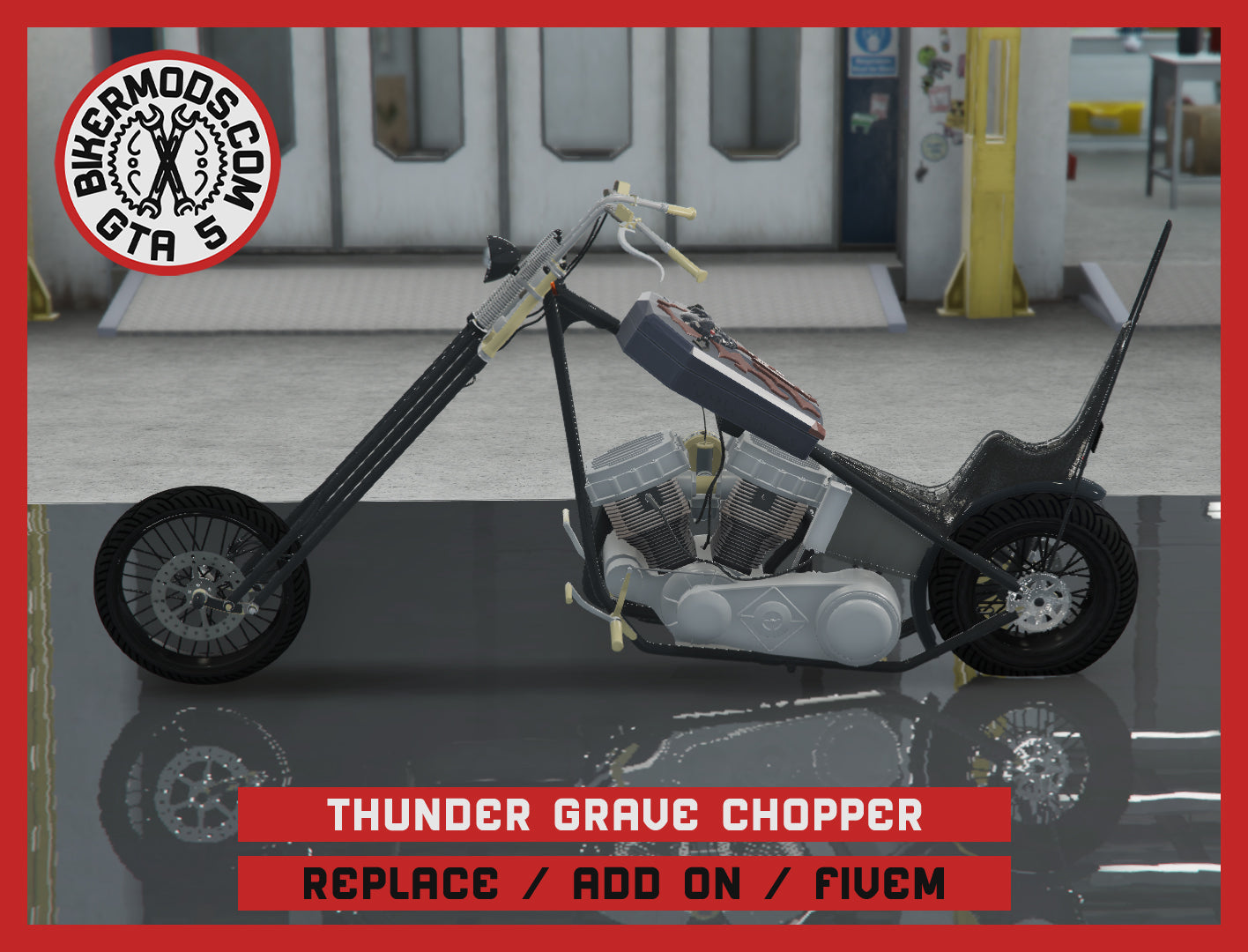 Thunder Grave Chopper (Replace / Add On / FiveM) 231k Poly