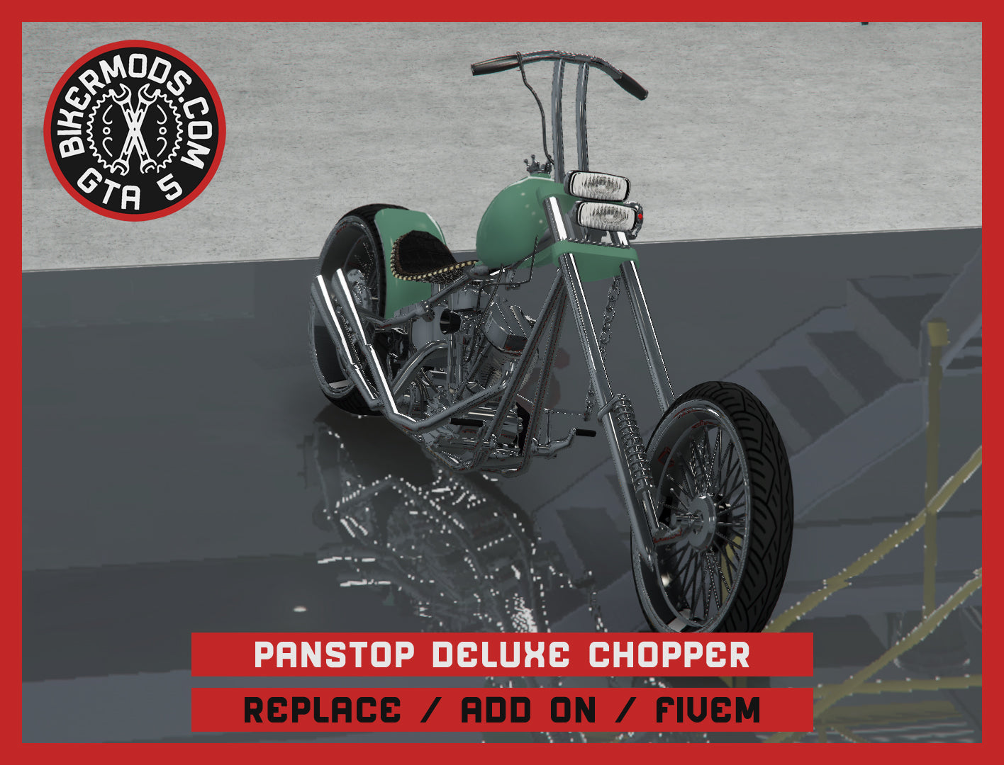 Panstop Deluxe Chopper (Replace / Add On / FiveM) 199k Poly