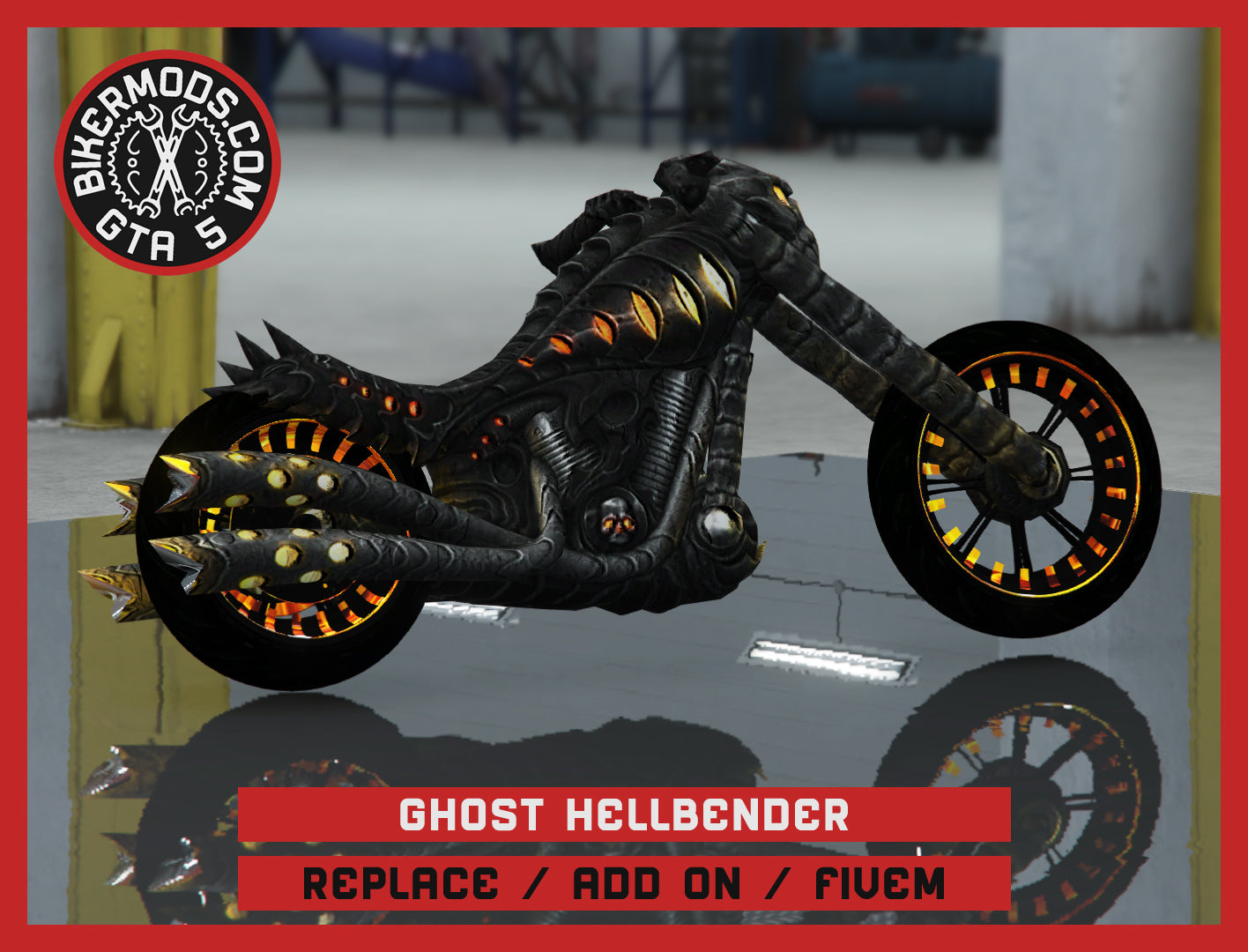 Ghost Hellbender (Replace / Add On / FiveM) 37k Poly