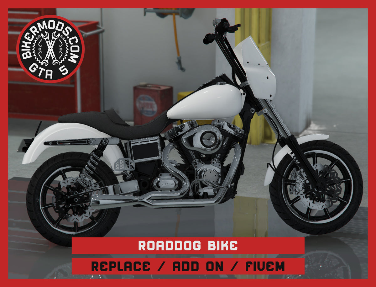 RoadDog Bike (Replace / Add On / FiveM) 416k Poly