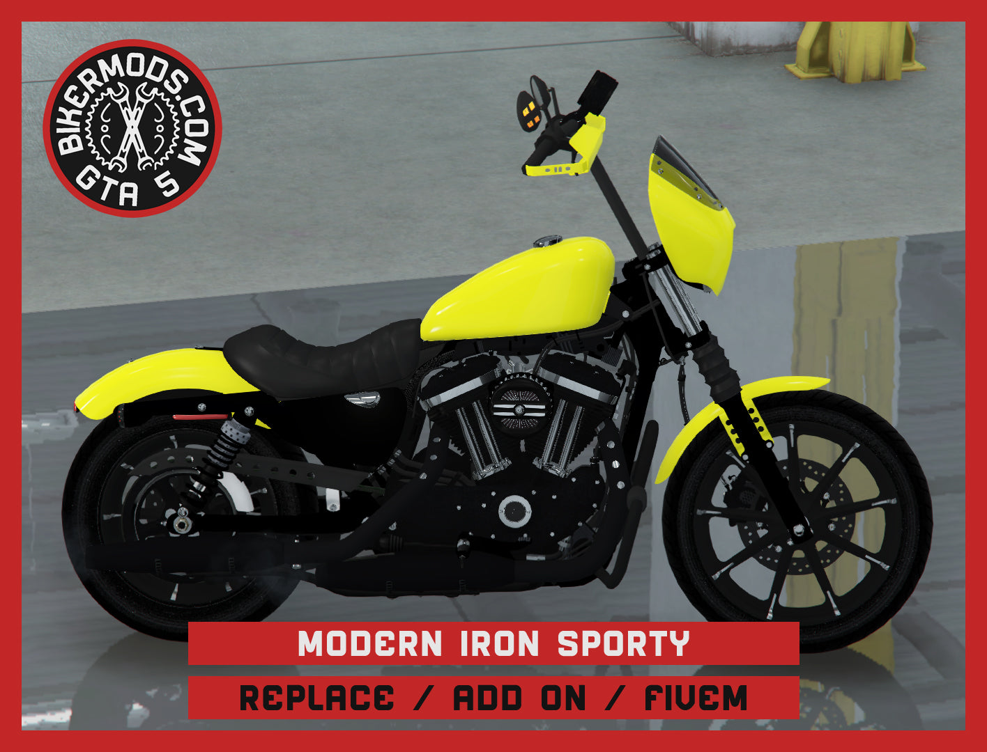 Modern Iron Sporty (Replace / Add On / FiveM) 180k Poly
