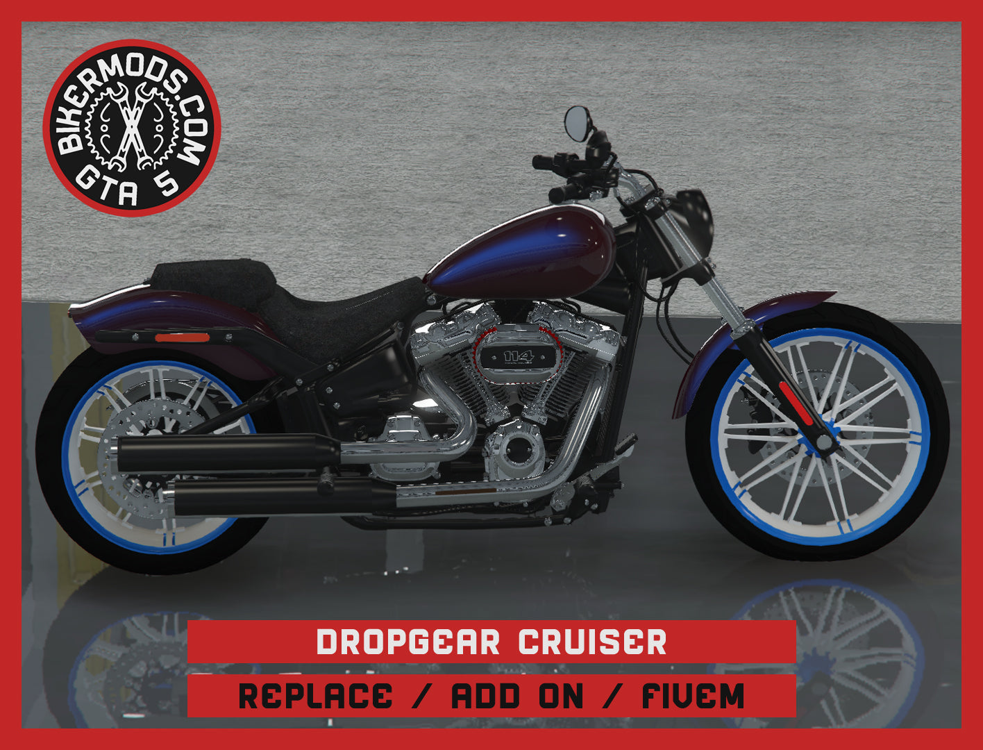Dropgear Cruiser (Replace / Add On / FiveM) 289k Poly