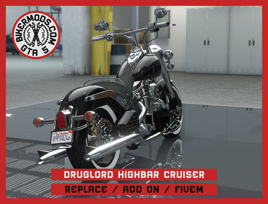Druglord Highbar Cruiser (Replace / Add On / FiveM) 225k Poly