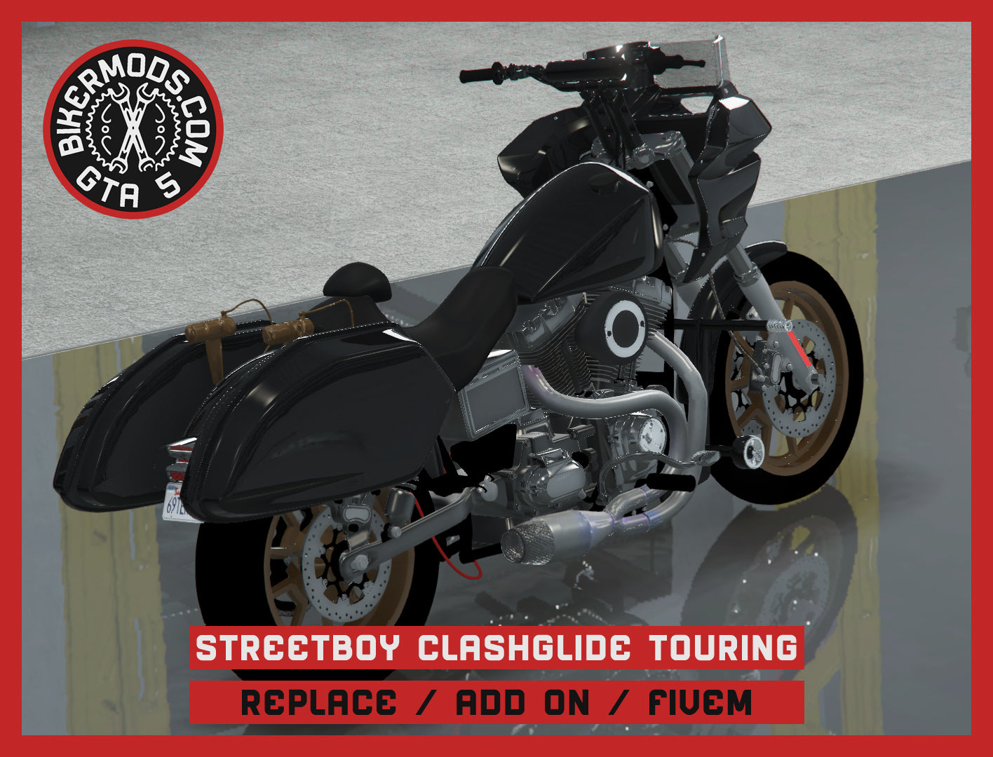 Streetboy Clashglide Touring Ultra (Replace / Add On / FiveM) 480k Poly