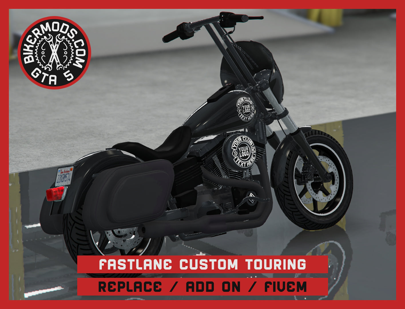 Fastlane Custom Touring (Replace / Add On / FiveM) 192k Poly