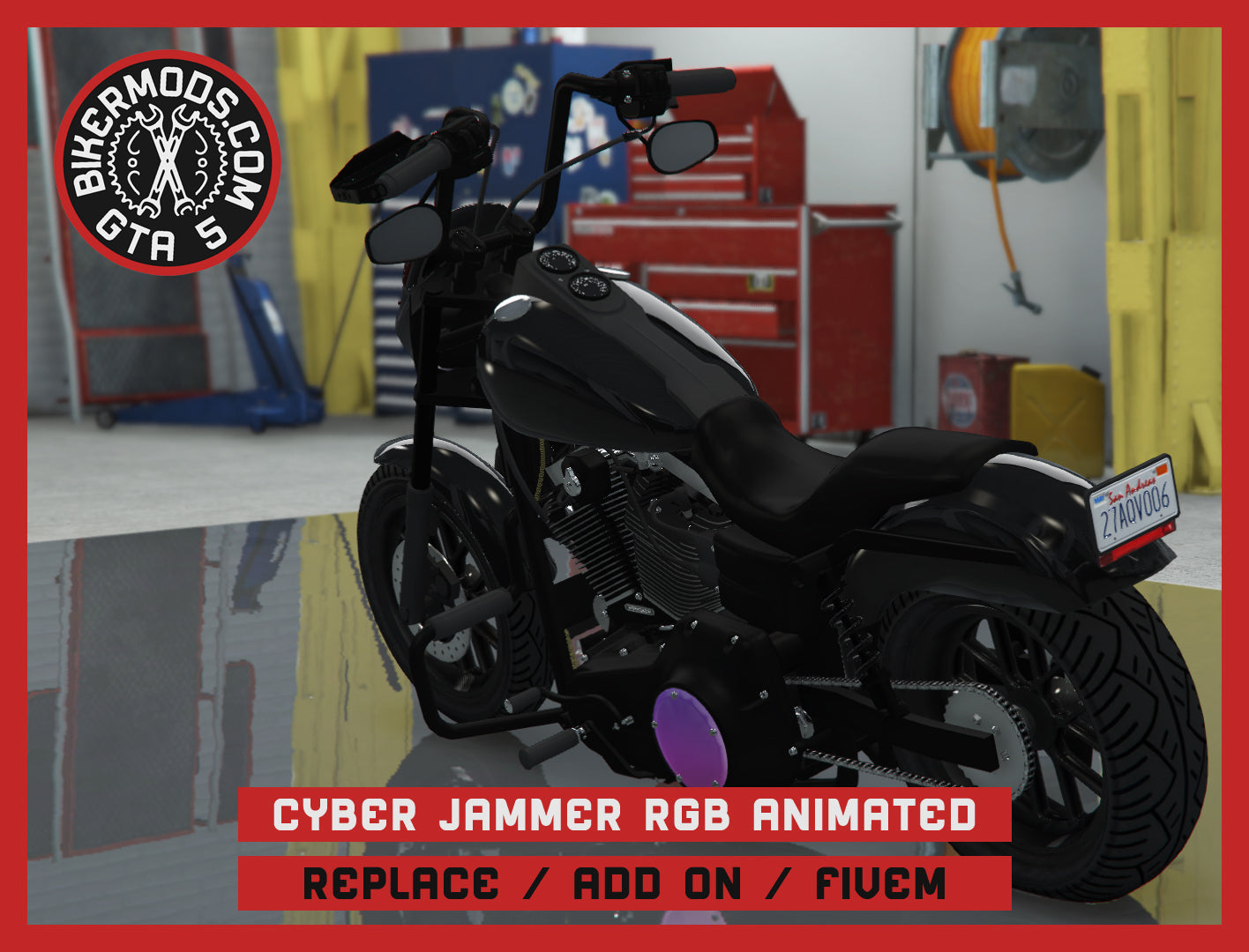 Cyber Demon Jammer - RGB Animated (Replace / Add On / FiveM) 224k Poly