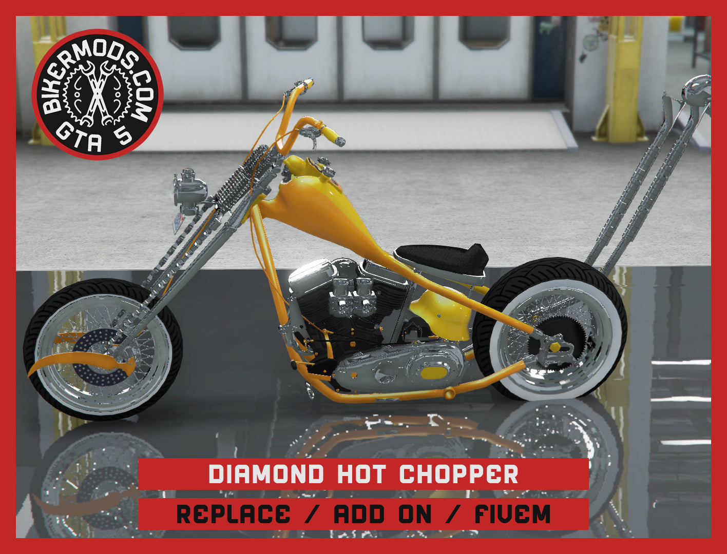 Diamond Hot Chopper (Replace / Add On / FiveM) 212k Poly