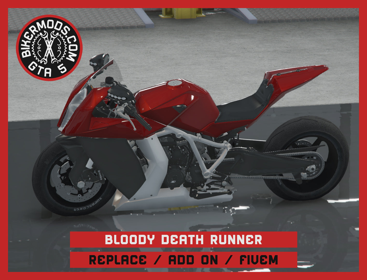 Bloody Death Runner (Replace / Add On / FiveM) 48k Poly