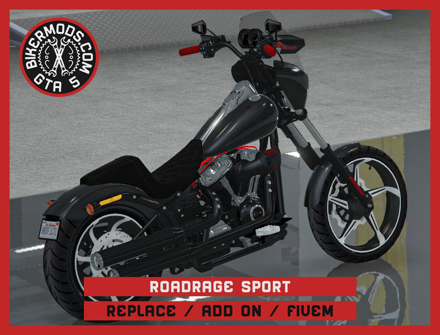 Roadrage Sport (Replace / Add On / FiveM) 307k Poly