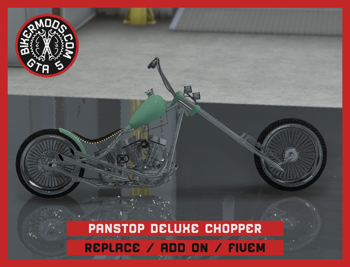 Panstop Deluxe Chopper (Replace / Add On / FiveM) 199k Poly