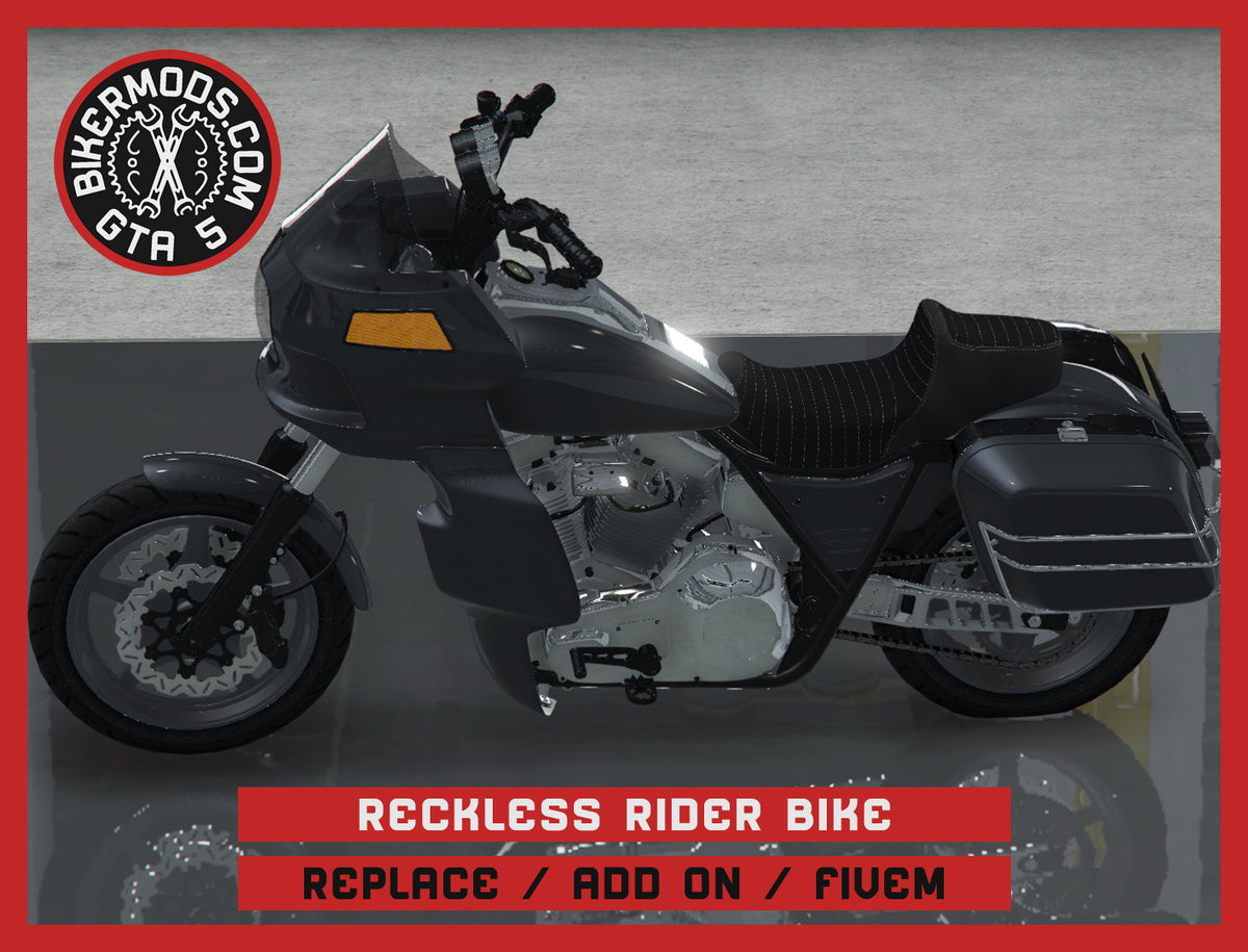 Reckless Rider Bike (Replace / Add On / FiveM) 340k Poly